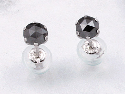 ブラックダイヤモンド/0.4ct/PT900/ピアス